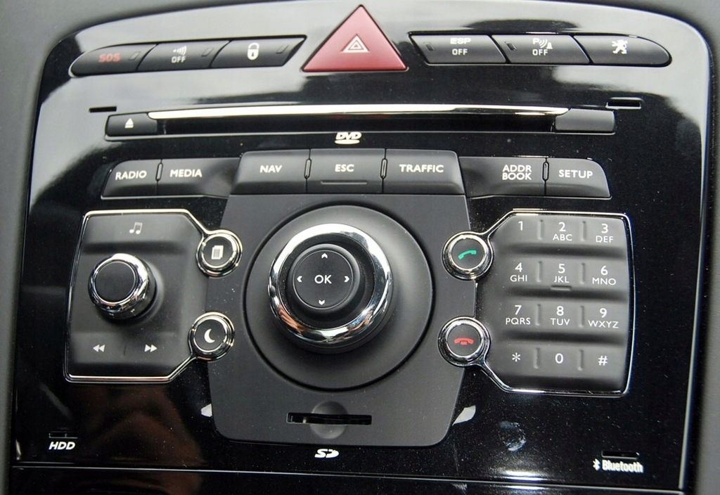 Radio Nawigacja Peugeot Rcz Sd Hdd Bt Usb Aux Mp