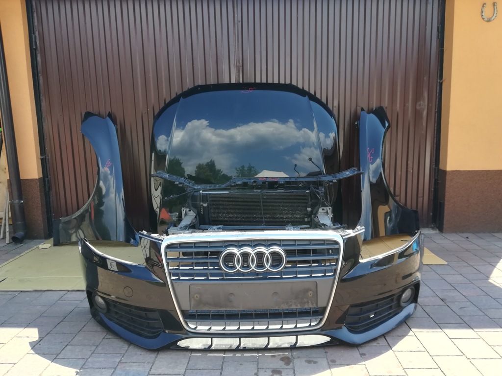 AUDI A4 B8 ZDERZAK MASKA BŁOTNIK WZMOCNIENIE LY9B 7414437508