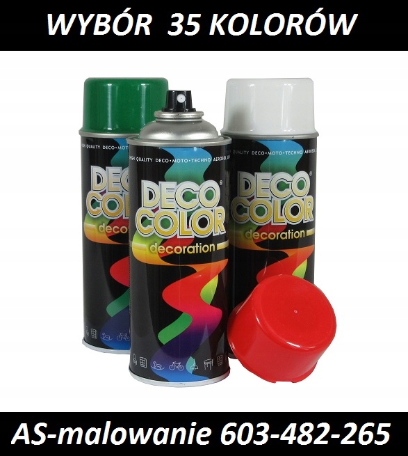 Lakier Farba Spray Decocolor Ml Mix Kolor W Hq