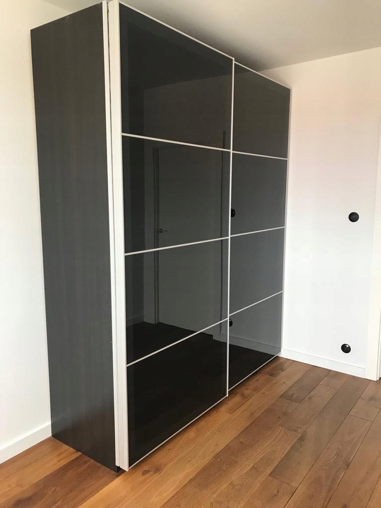 Szafa Pax Ikea 236 200 58 kolor czarny brąz wenge 7723290801