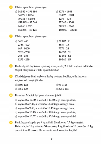 Matematyka Zbiór zadań klasa 5 MAC Allegro pl Cena 10 zł Stan