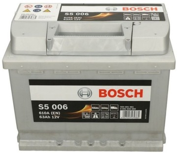 Аккумулятор BOSCH S5 63AH 610A NUBIRA LEGANZA