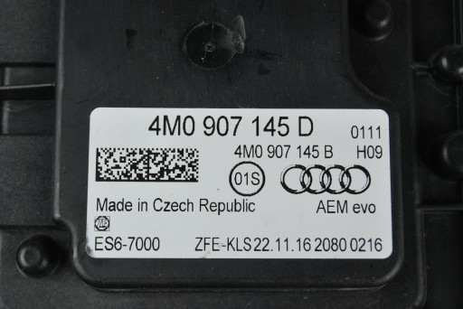 Блок управління підвіски Audi A8 D5 Q7 4m 4M0907145D - 2