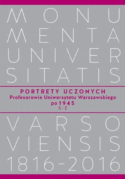 

Portrety Uczonych. Profesorowie Uniwersytetu Warsz