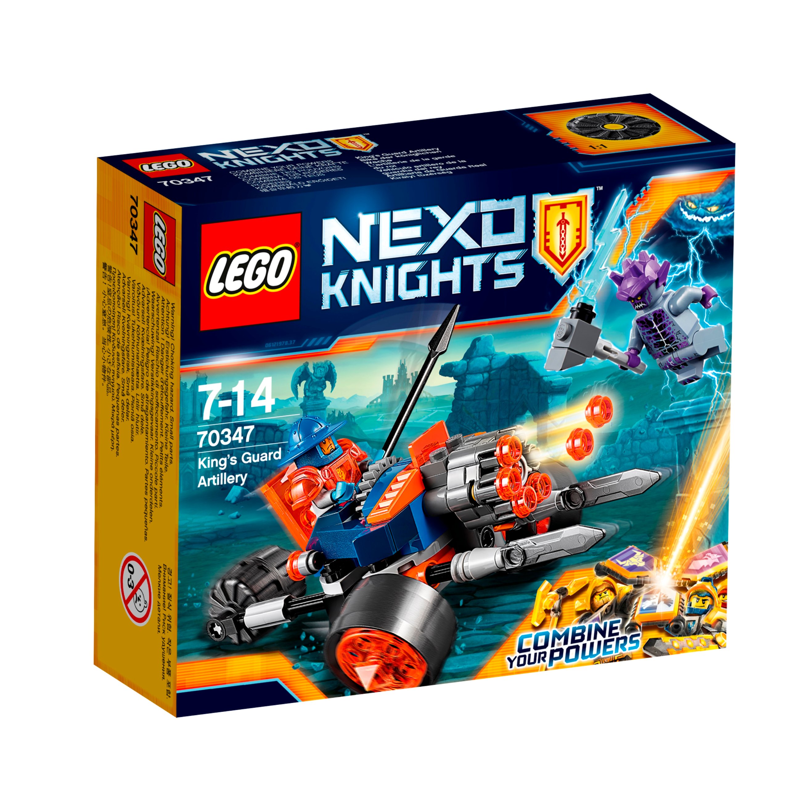 Lego Nexo Knights 70347 Lego 70347 Nexo Knights Artyleria Straży Królewski