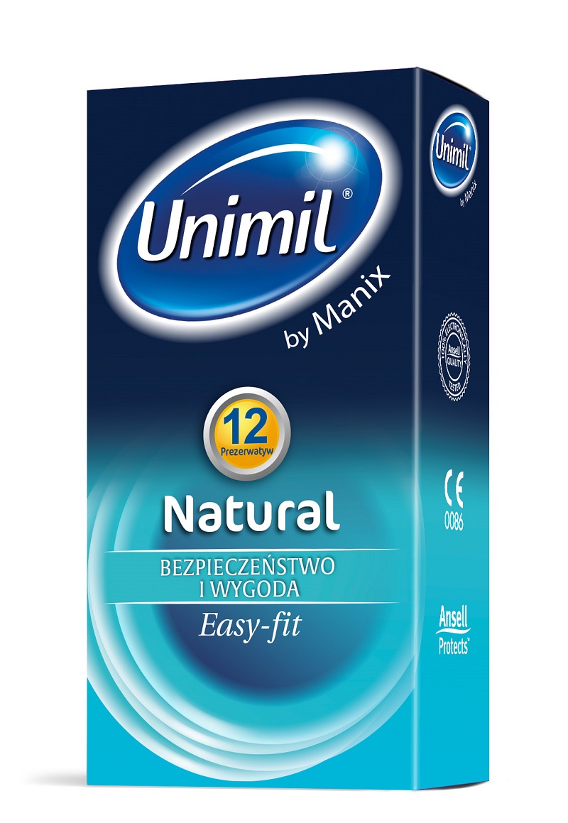 

Unimil Natural lateksowe prezerwatywy 12szt