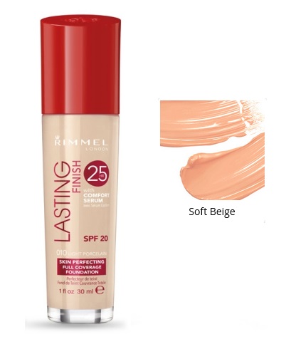 

Rimmel Lasting Finish 25HR 200 soft beige podkład