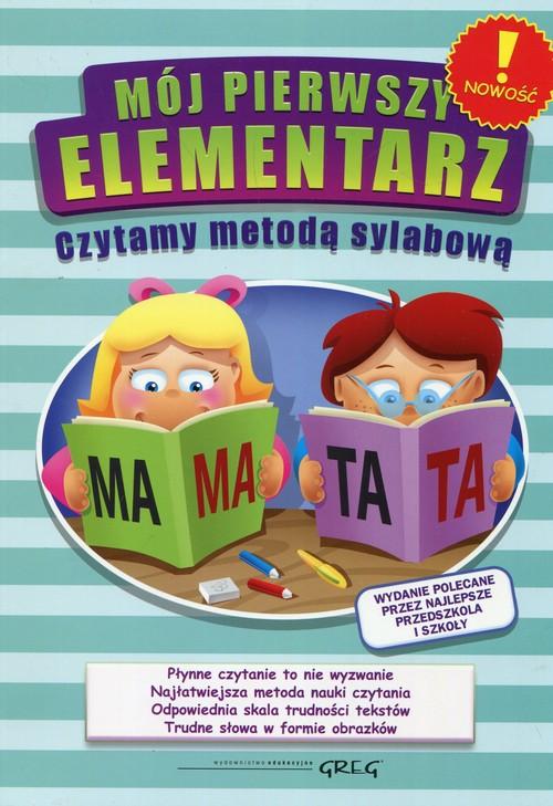 

Mój pierwszy elementarz czyt. m. sylab. Br Greg