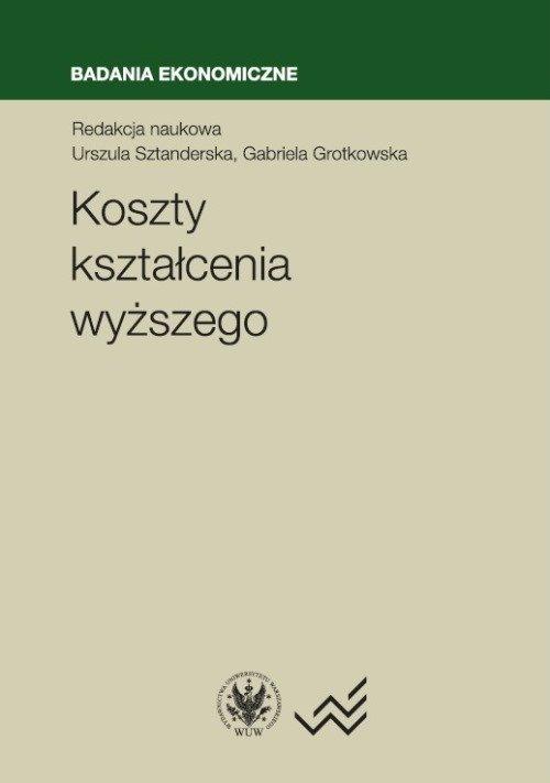 

Koszty kształcenia wyższego