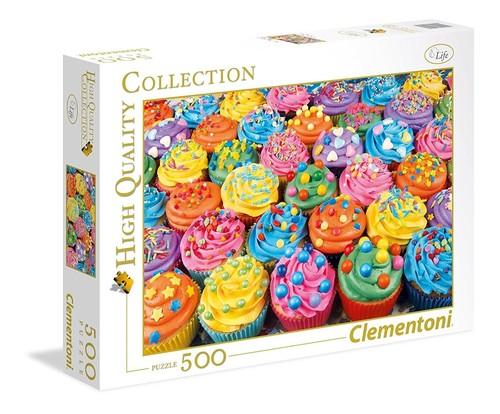 

Clementoni Puzzle 500 el. Kolorowe babeczki