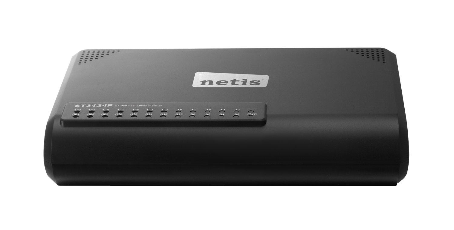 

Switch Netis ST3124P 100MB Fast Ethernet Desktop