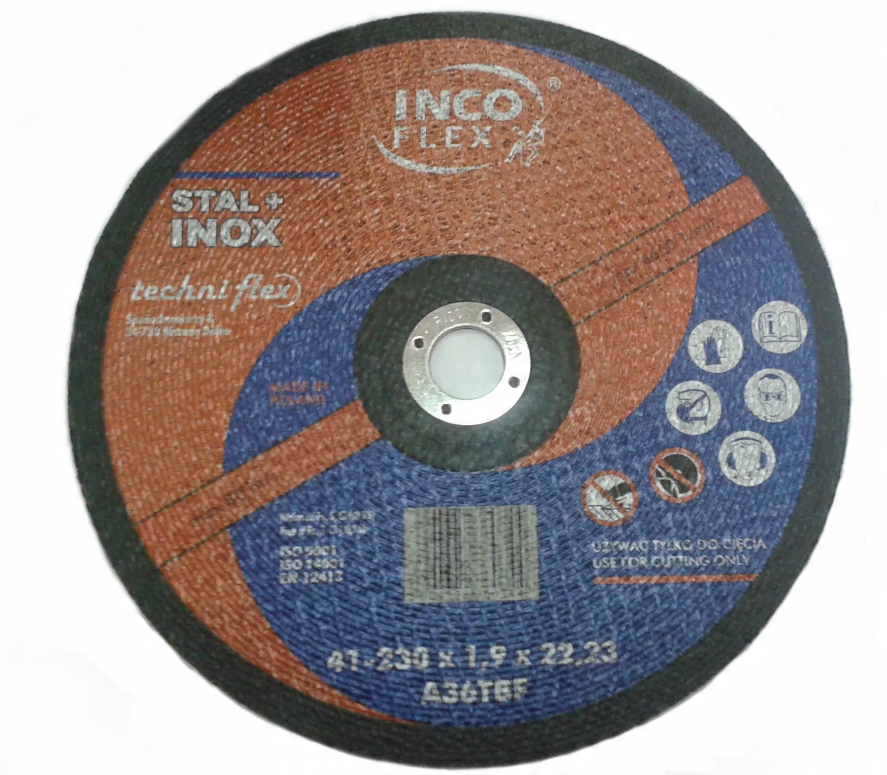 

Tarcza 230x1,9 Do Cięcia Metalu I Inoxu Inco Flex