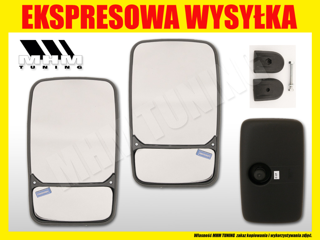 LUSTERKO VW TRANSPORTER T4 T5 DOKA LT SKRZYNIA KON Strona zabudowy lewa prawa