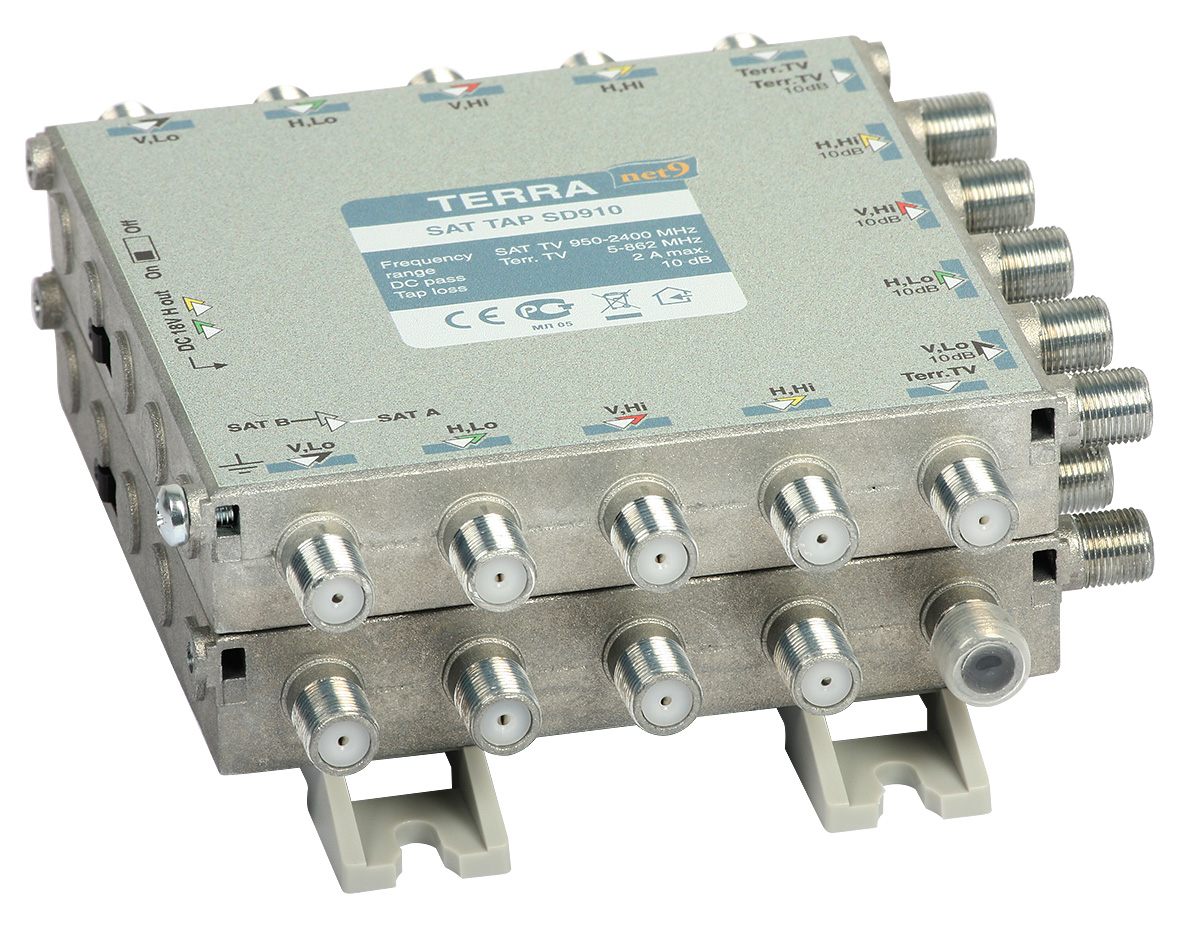 Odbočka Tv/sat SD-910 9-we/18-wy Terra
