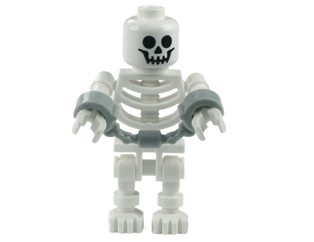 

Lego Szkielet kościotrup kajdanki Oryginał / nr 16