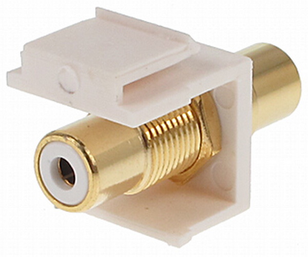 

Złącze Cinch-g Keystone FX-C1 Białe Abcv