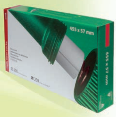 

Filtry rurowe 455 x 57 mm gramatura 60g 250 szt