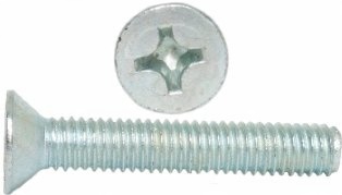 

M4x5 Wkręty z łbem stożkowym ocynk Din 965 20sz