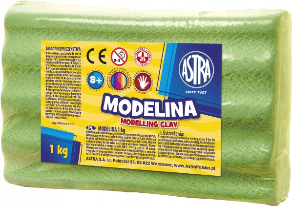 Astra Modelina 1kg zielona jasna