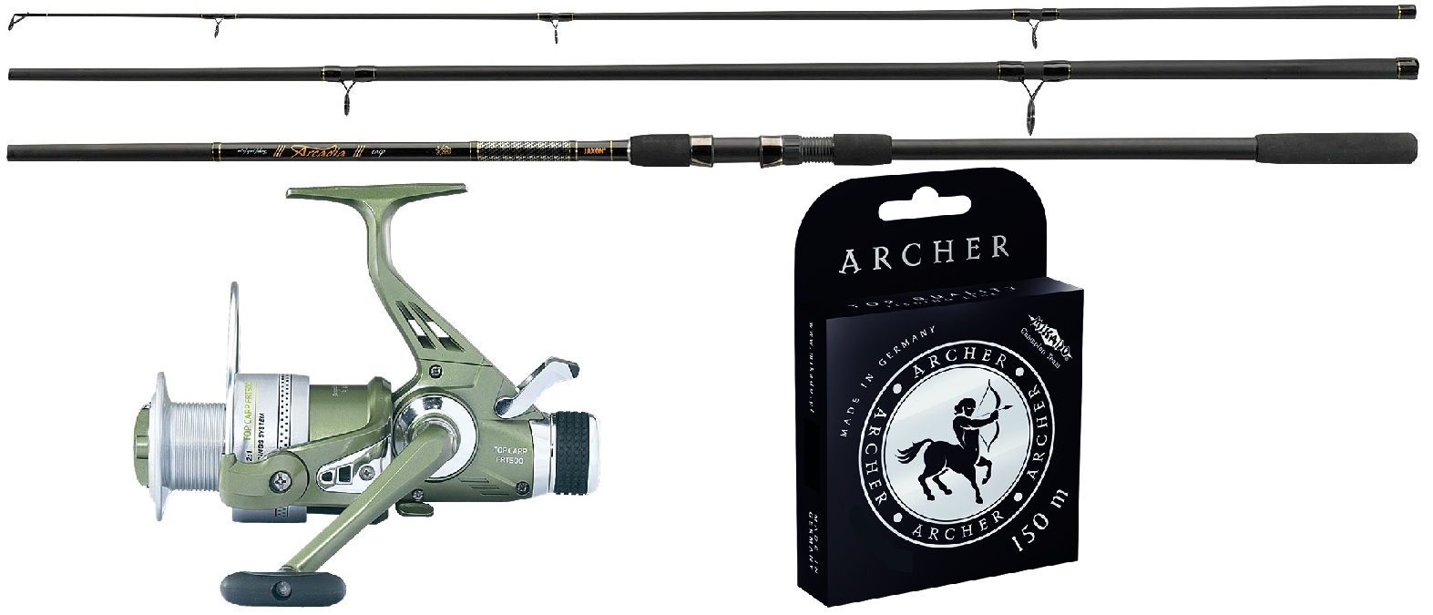 Zestaw Karpiowy Jaxon 3,60m 3,00 lbs Kołowrotek