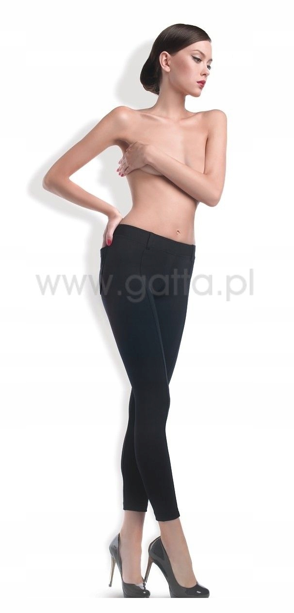 

Spodnie Gatta Trendy Czarne z kantem XL