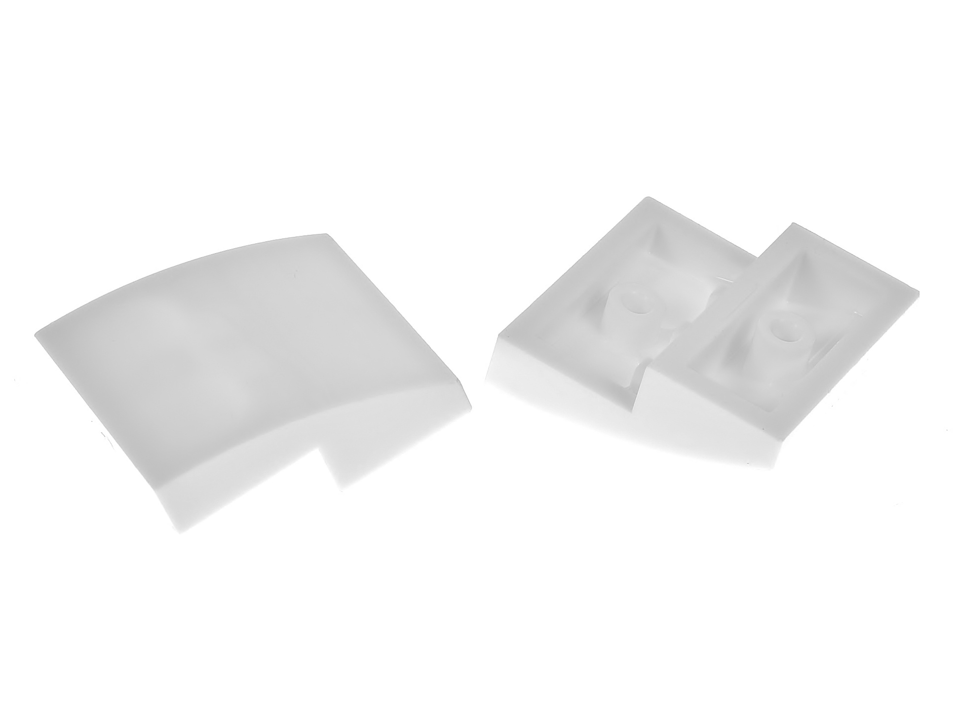 

Lego Skos zakrzywiony 2x2 15068 biały