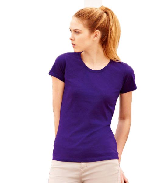 

New T-shirt Damski Fruit Of The Loom r. L