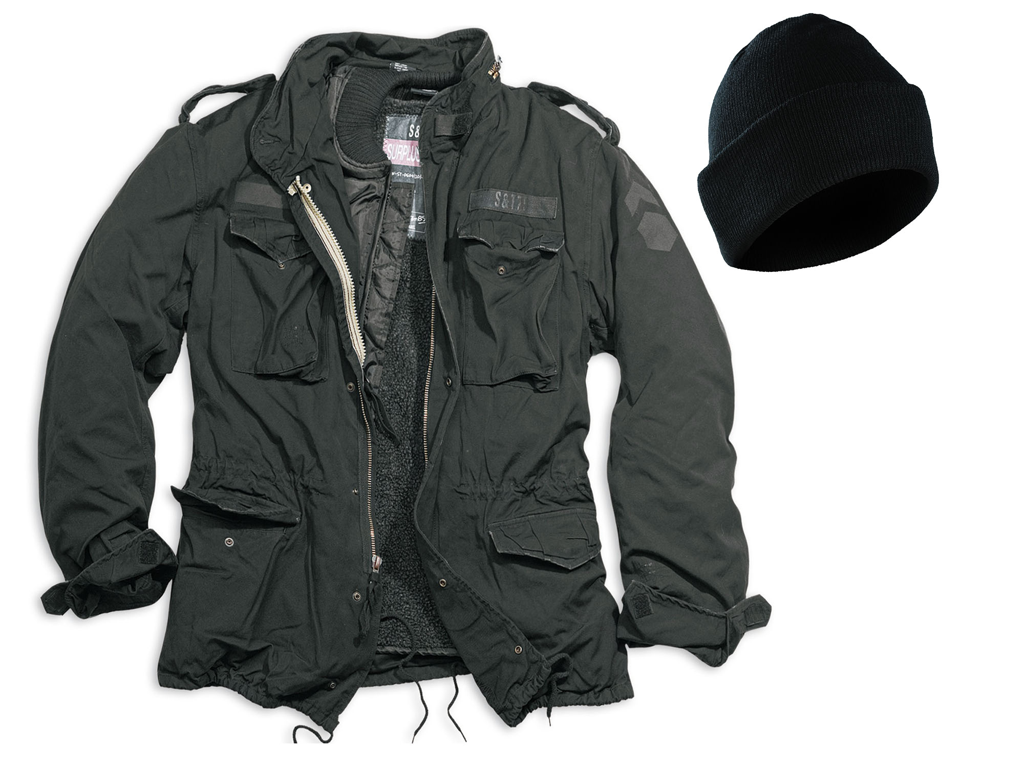 

Kurtka M65 Regiment 3w1 Parka Czarna Surplus 3XL
