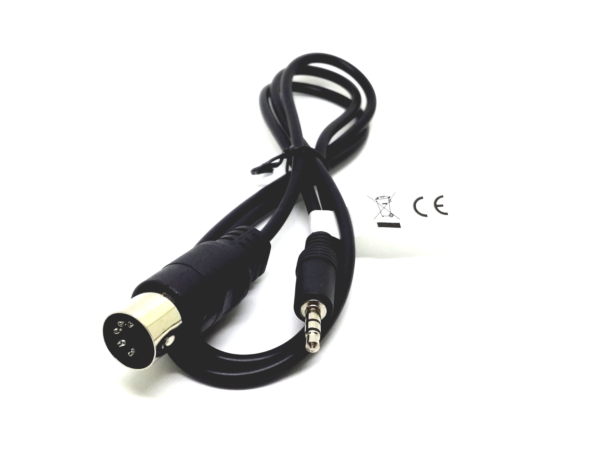 

Przyłącze Din 5 pin na wtyk 3,5mm mały Jack 1,5m