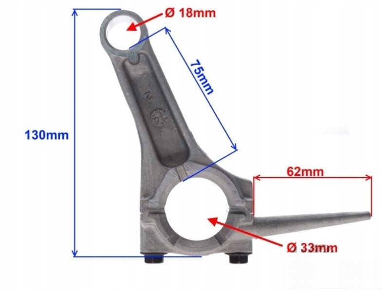 WAL KORBOWY korba GOKART SILNIK HONDA GX270 Part number ddfw 0rf0 wr w