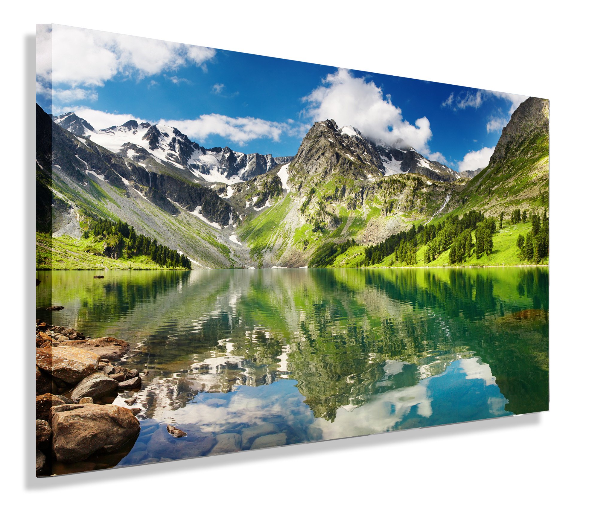 

Obraz Góry Jezioro Staw Obrazy Canvas 100x70