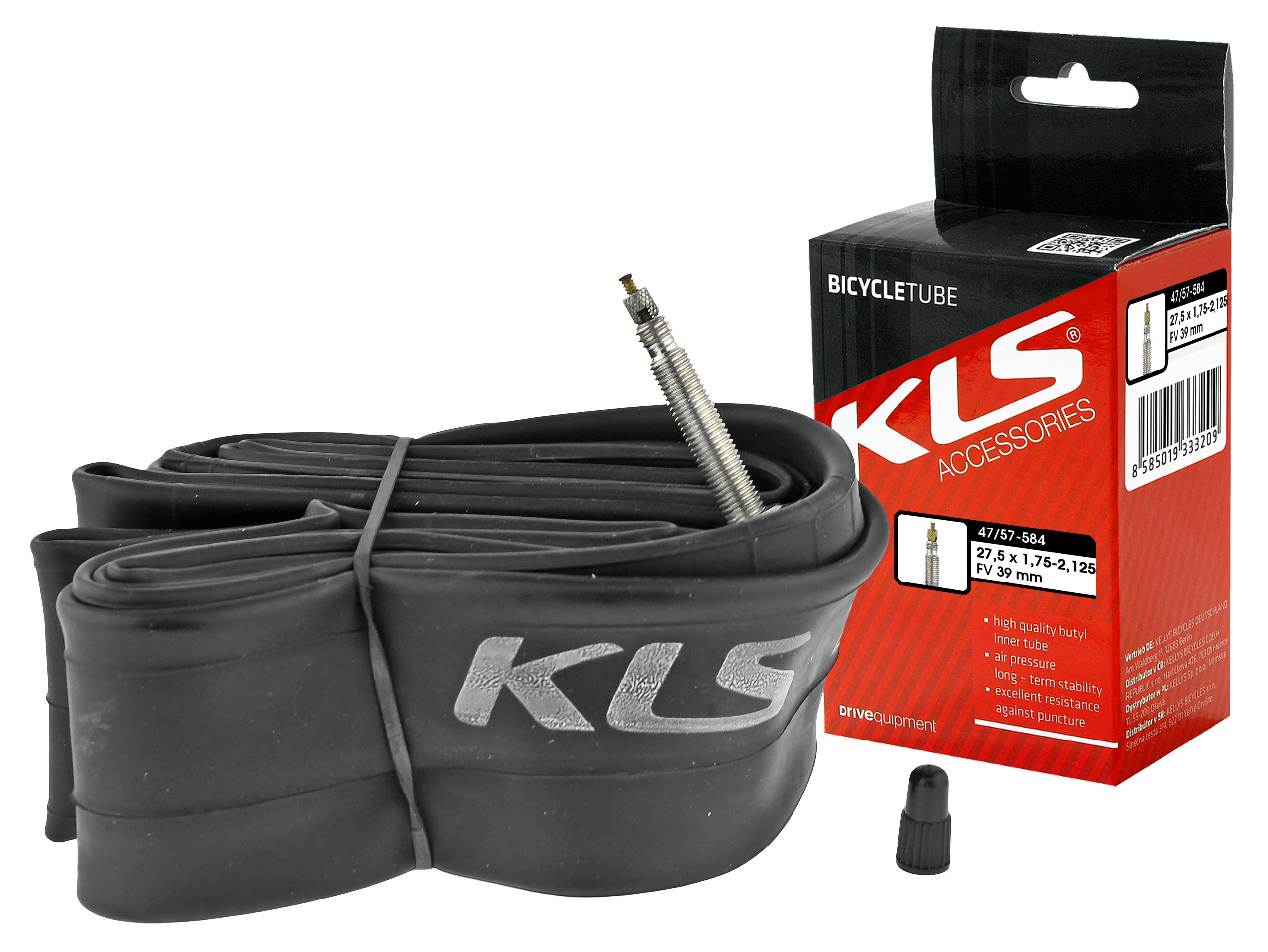 

Dętka Kellys 27,5x1,75-2,125 Presta 39 MM