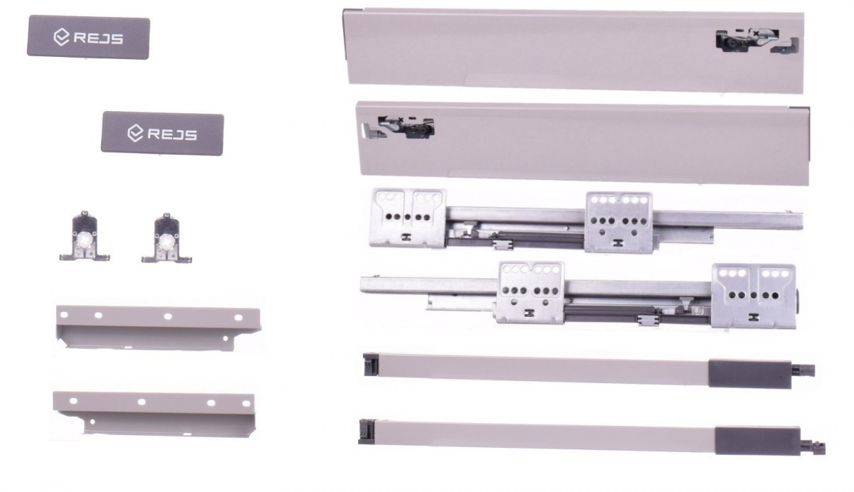 REJS szufladka comfort box L-400 wysoka 204 szara