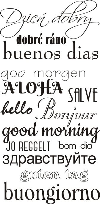 

Napis na ścianę good mornig - Dzień dobry - 112