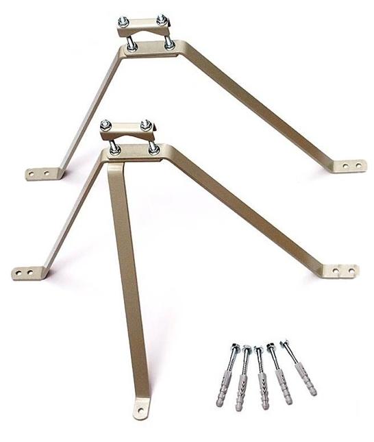 Objímka zděného držáku stožáru trubky 60 cm