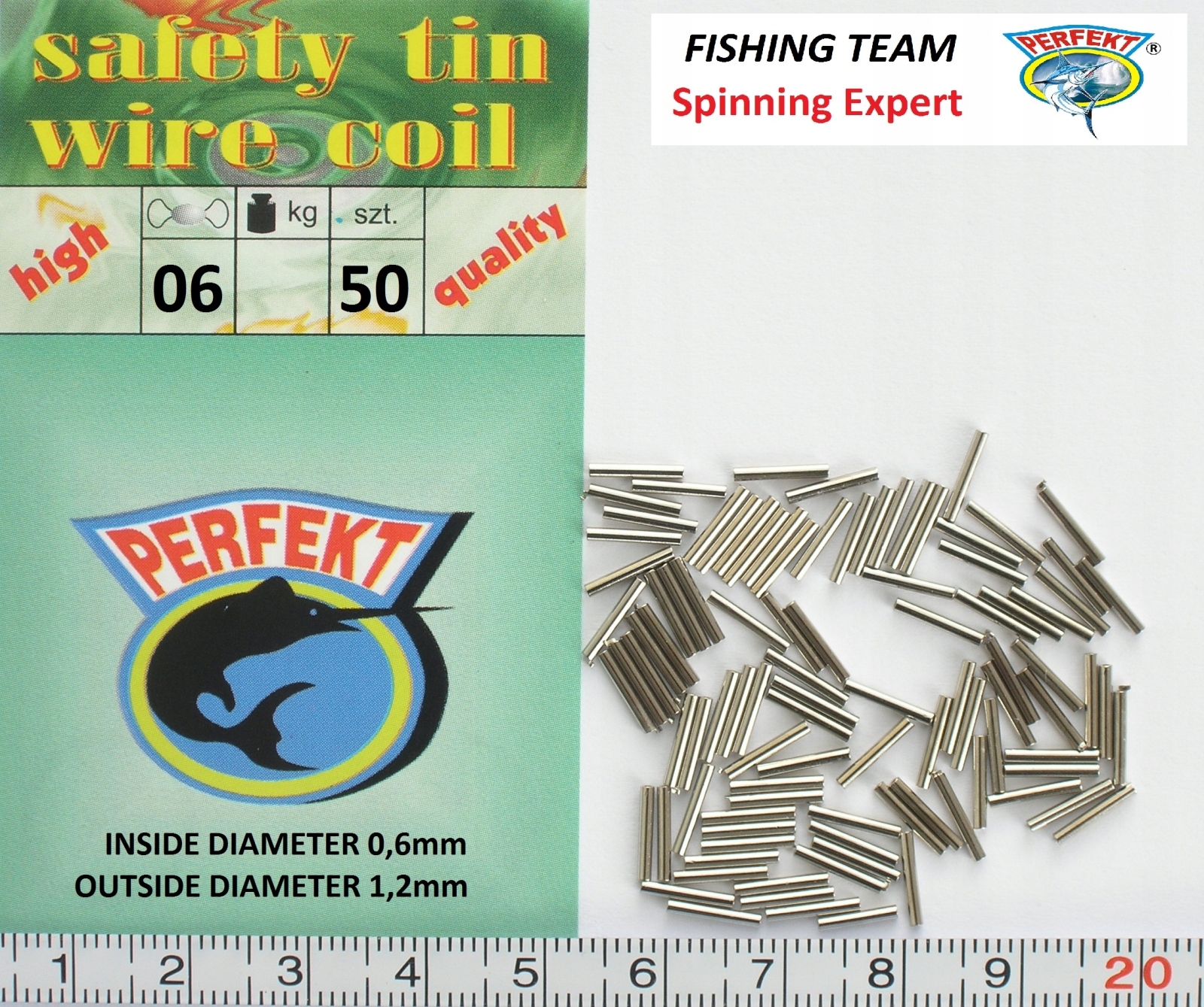 TULEJKI ZACISKI DO STALEK (śred.wew.0,6mm) 50szt.S