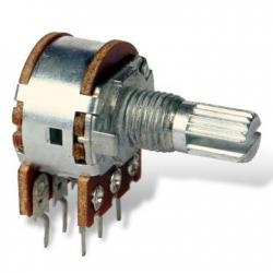 

Potencjometr obrotowy 2x A5k Ohm logarytm (0177)