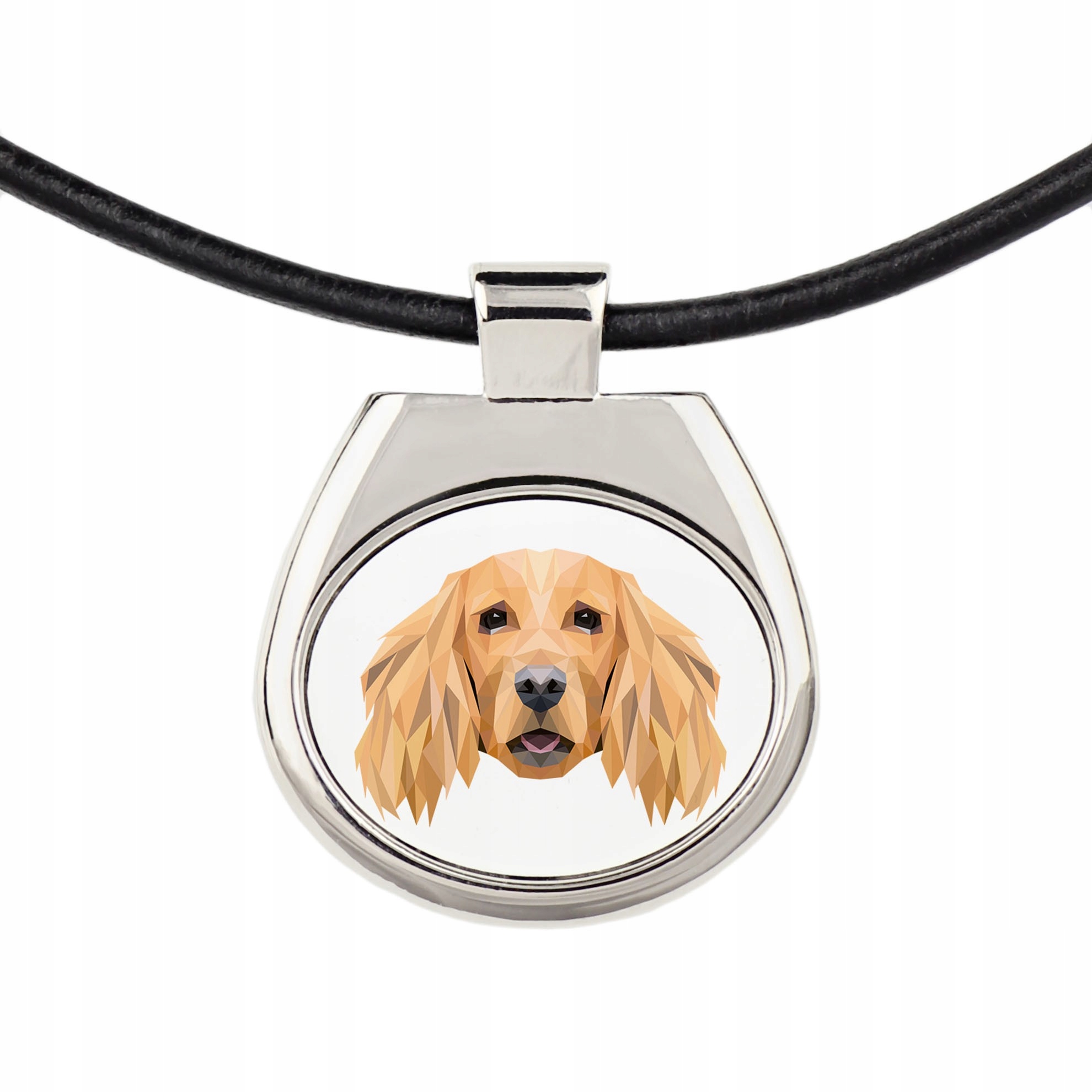 

Cocker spaniel Naszyjnik Rzemień Pies geometryczny