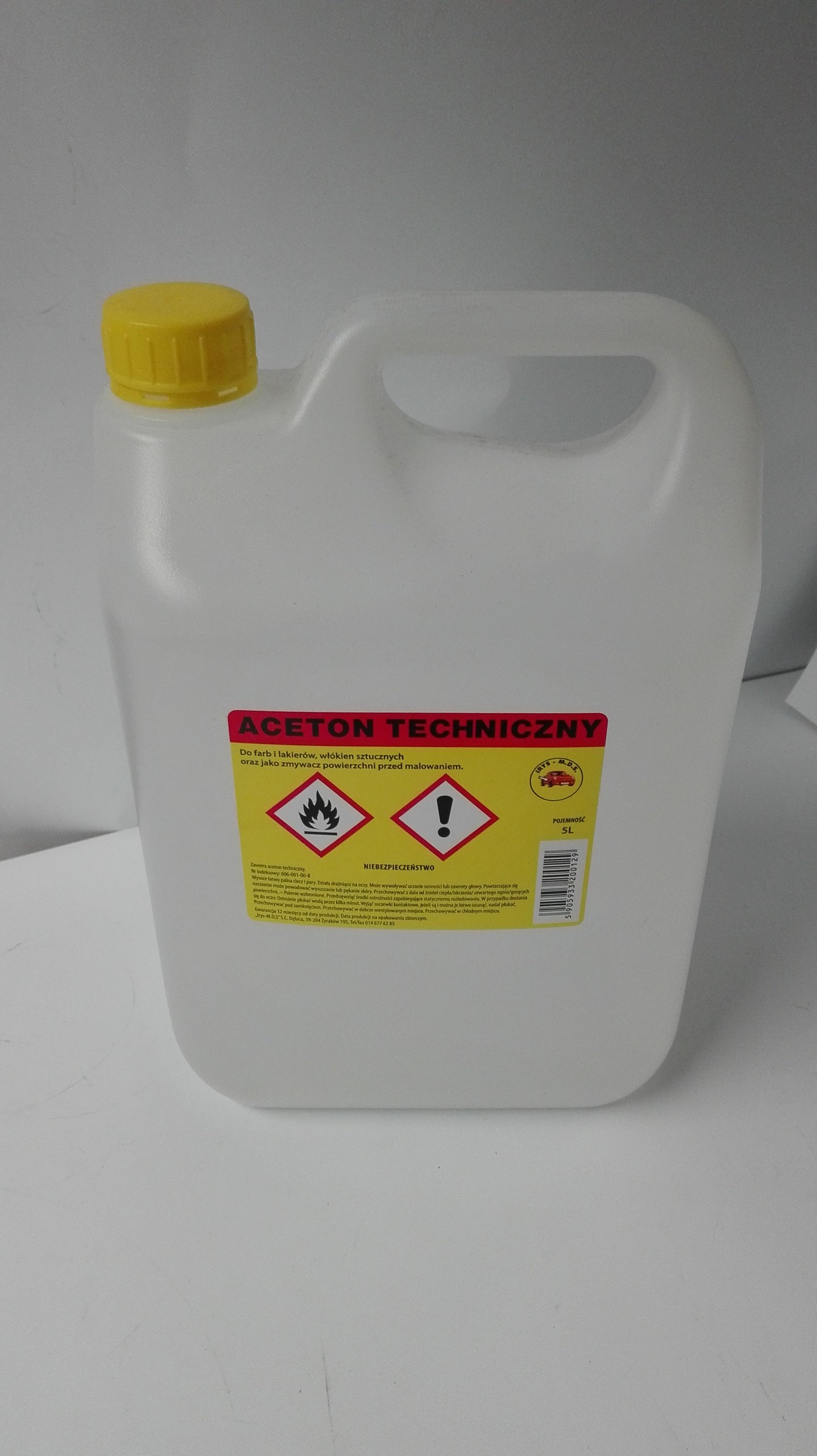 Rozcieńczalnik Aceton 5L techniczny Irys Jakość!!!