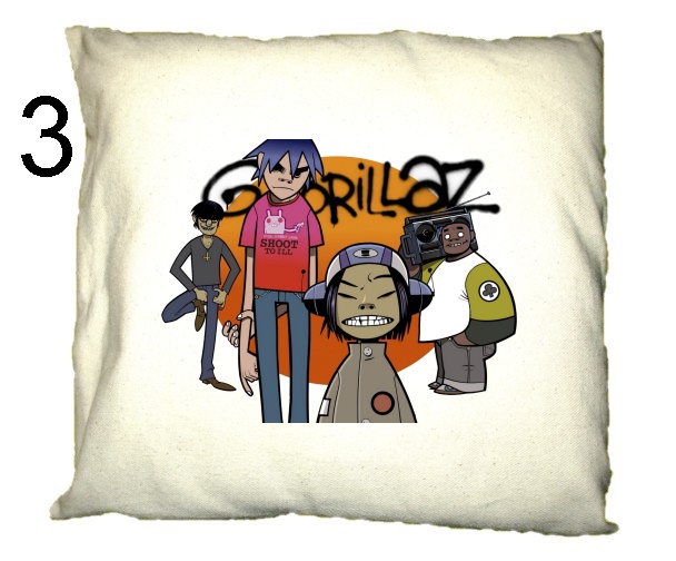 

Poduszki Gorillaz Damon Albarn Jamie Hewlett