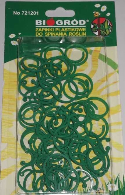 

Zapinki plastikowe do spinania roślin mix 50szt