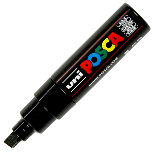 

Marker Uni z farbą Posca PC-8K Czarny 0,8mm