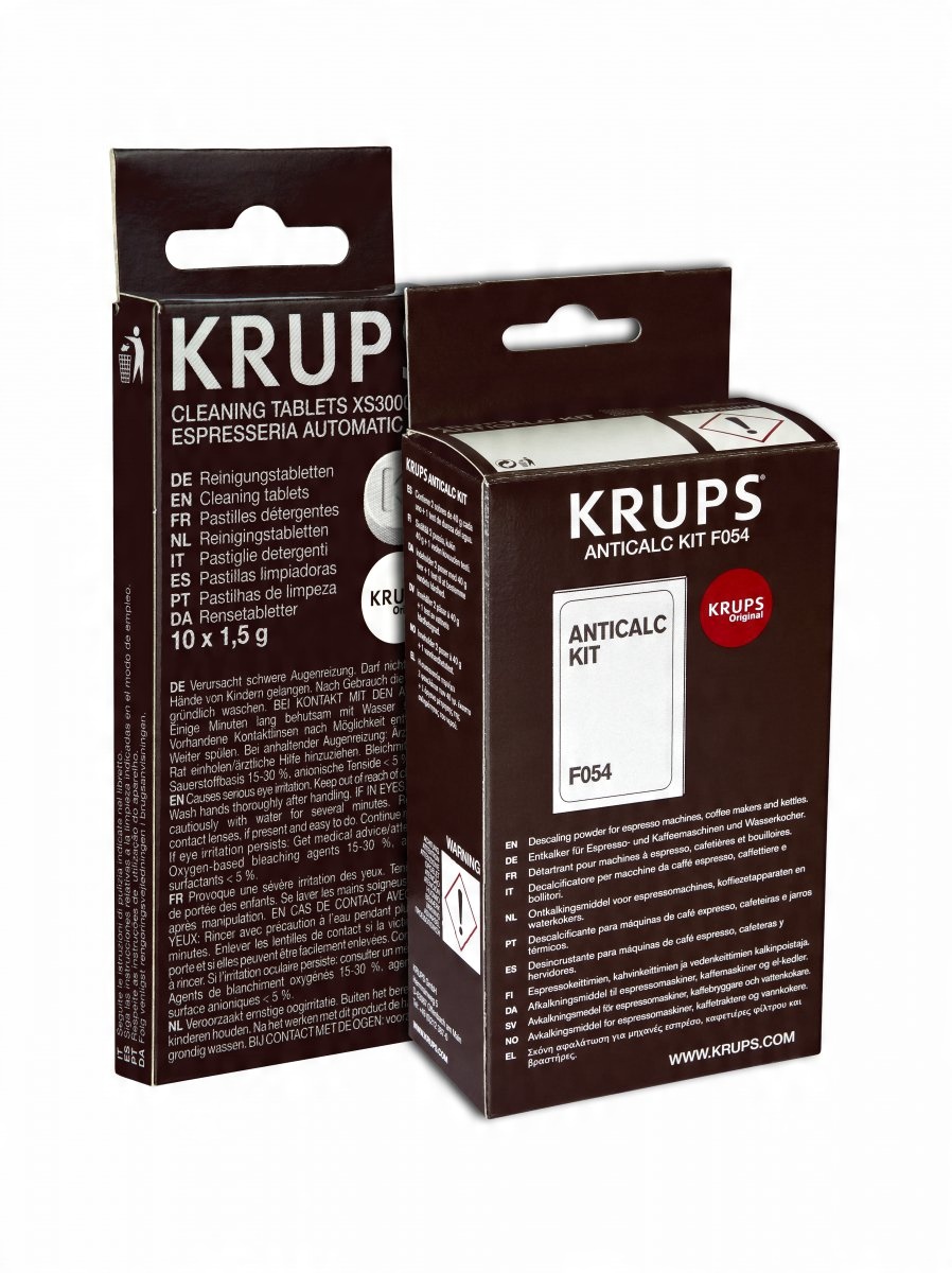 

Krups Odkamieniacz F054 +Tabletki czyszczące XS300