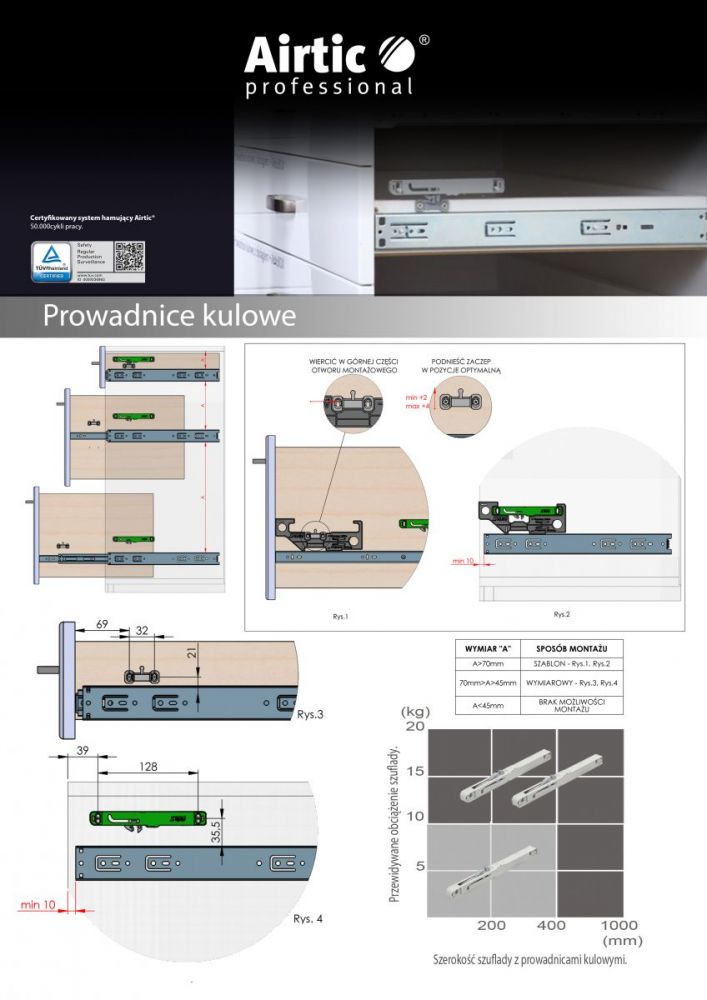 AIRTICBOX AIRTIC BOX HAMULEC CICHY DOMYK KULKOWA Wysokość 1.7 mm