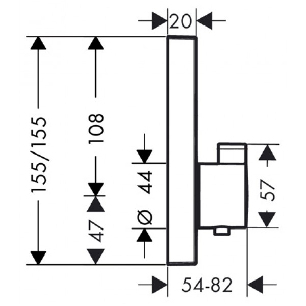 Gutter liter betray Bateria termostatyczna ShowerSelect 2 odbiorniki (15763000) • Cena, Opinie  7326340696 • Allegro.pl