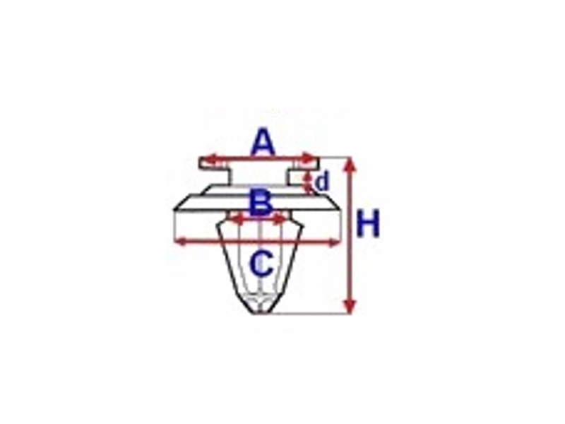 КЛІПСИ Шпильки КРИШКИ Багажника PEUGEOT PARTNER EAN ( GTIN ) 5907626814026 foto 0