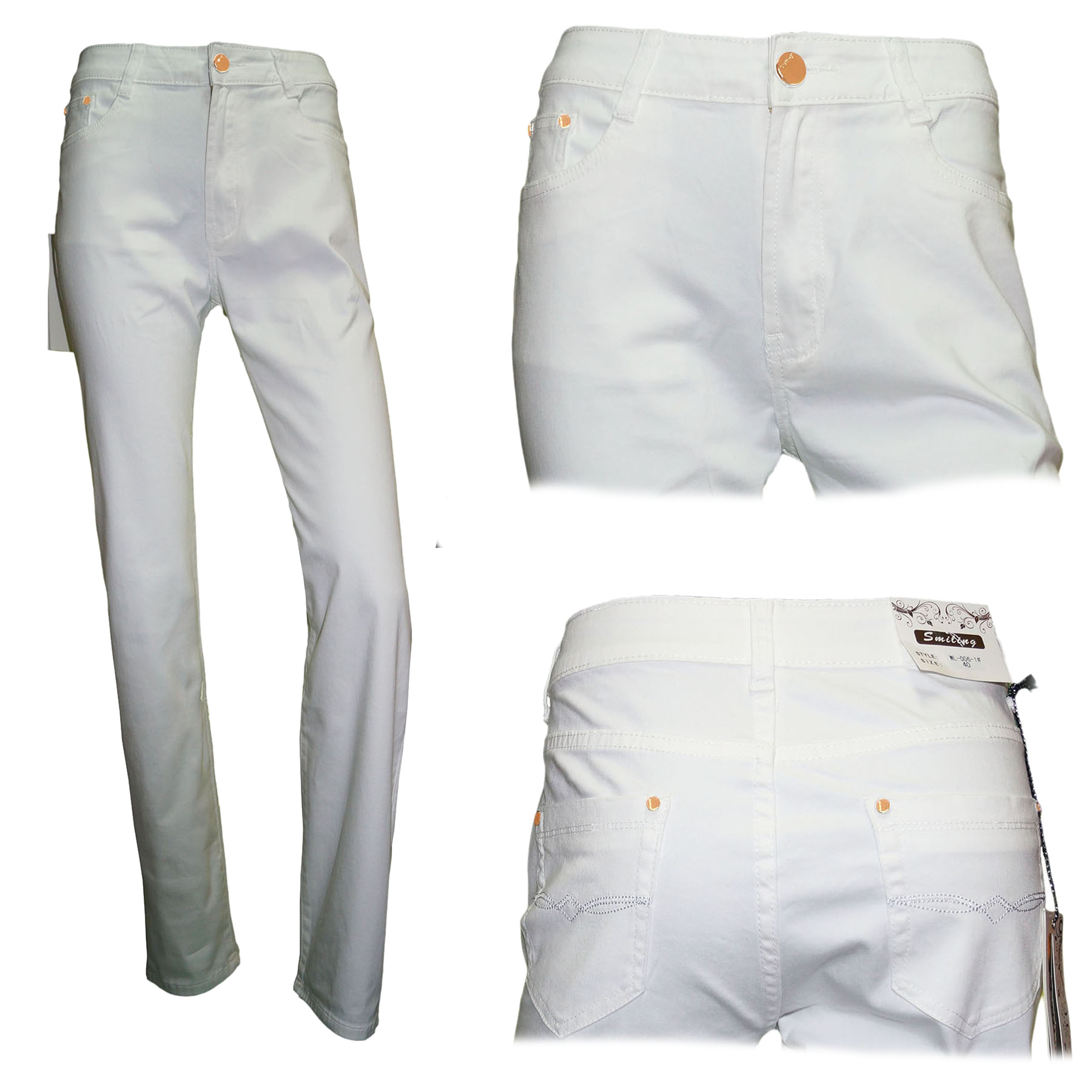 

Spodnie Jeansy Na Lato Cienkie Wysoki Stan 52 6XL