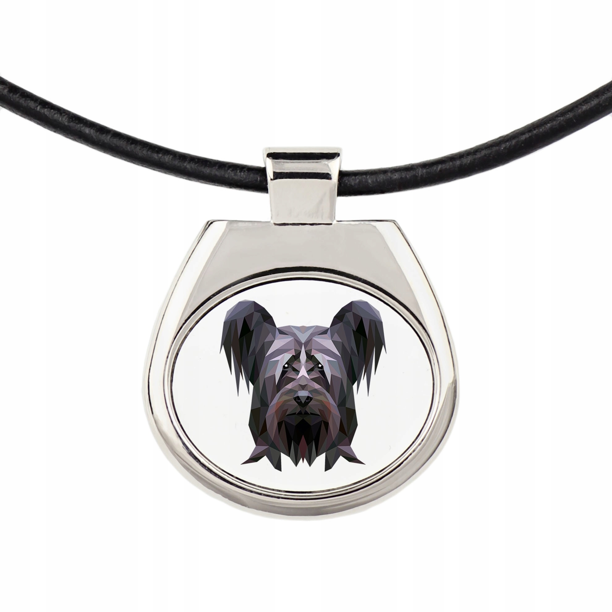 

Skye Terrier Naszyjnik Zawieszka Pies geometryczny