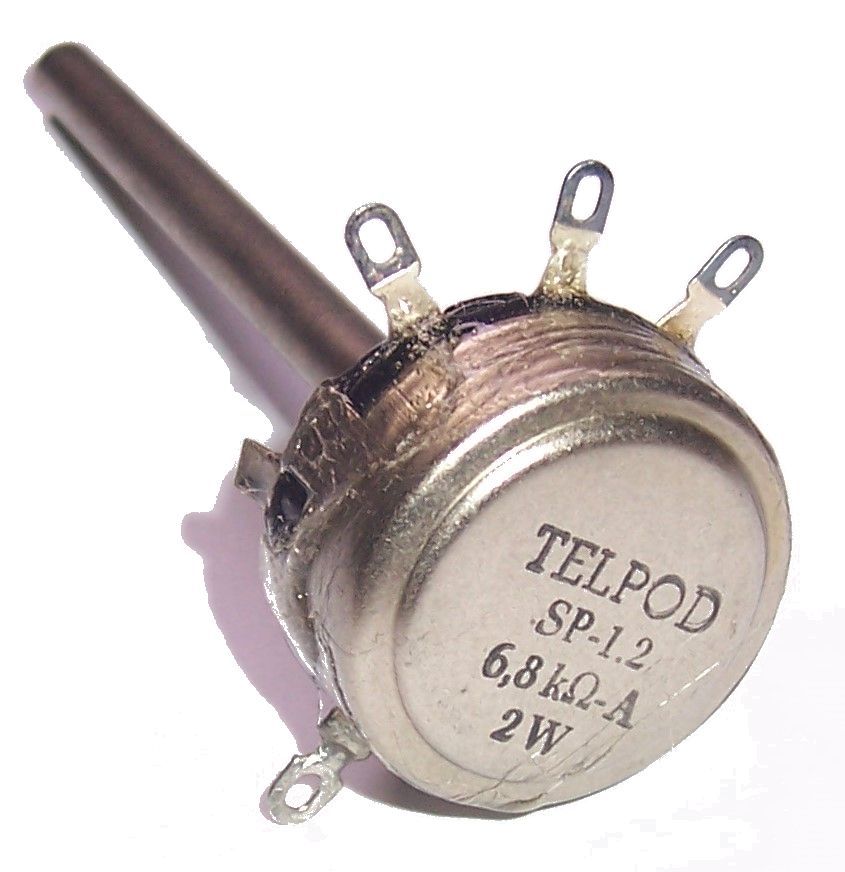 

Potencjometr Telpod SP-1.2 _ 6,8k A 2W oś 80mm