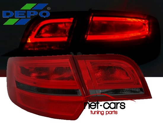 ФАРИ ЗАДНЄ AUDI A3p 04-09r РЕСТАЙЛ НЕОН LED SPORTBACK WZOR РЕСТАЙЛ CD